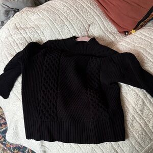 GAP Black Women's Turtleneck Sweater